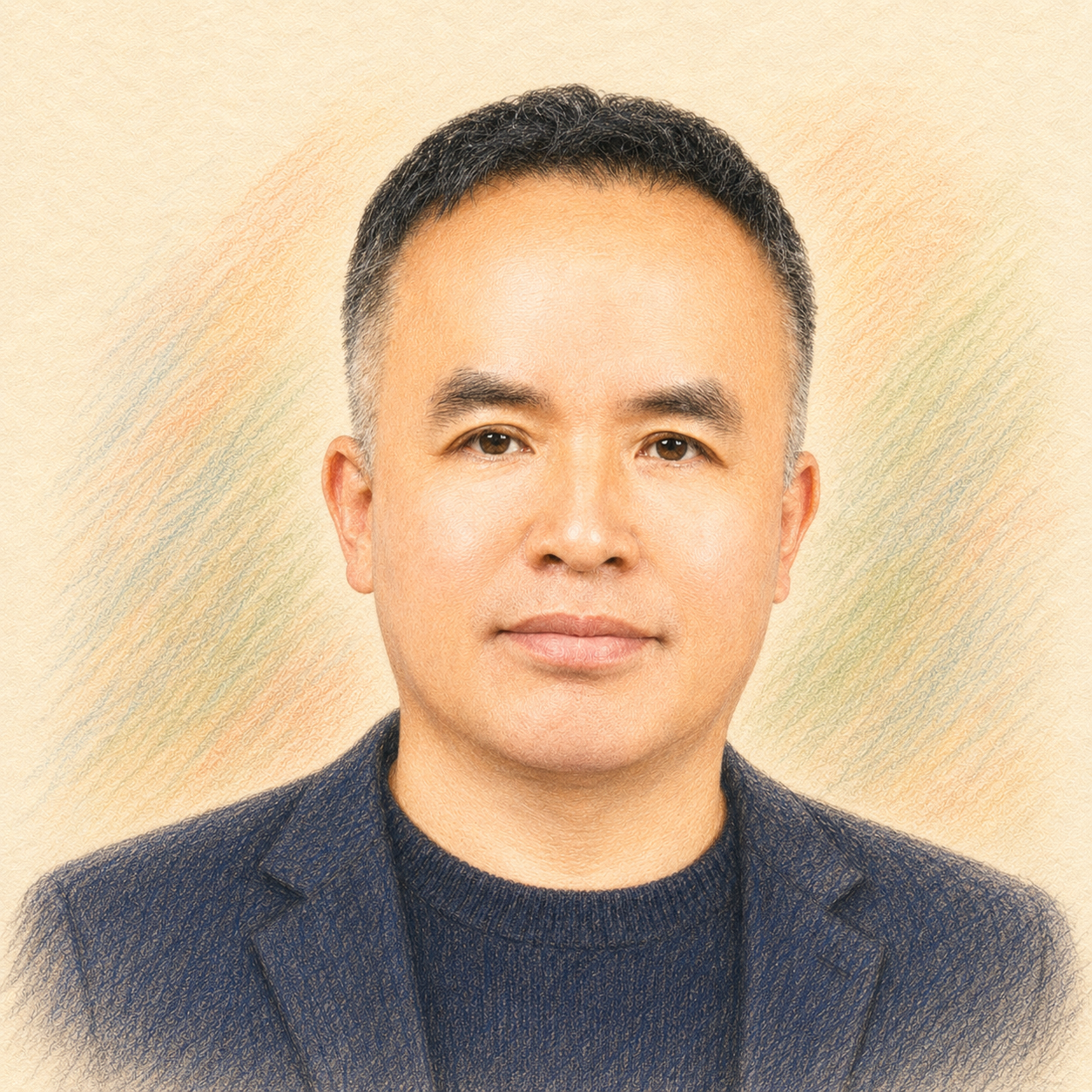 원태영 이사·사무총장의 파스텔 연필 초상화